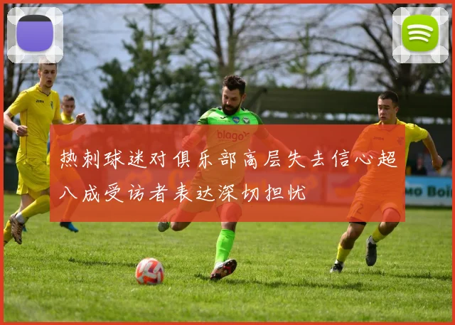 热刺球迷对俱乐部高层失去信心超八成受访者表达深切担忧